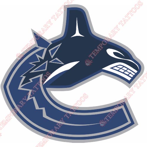 Vancouver Canucks Customize Temporary Tattoos Stickers NO.357